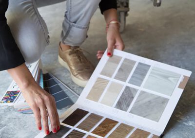 Nuancier couleurs et textures d'une architecte d'intérieur pour décoration proche de Montélimar